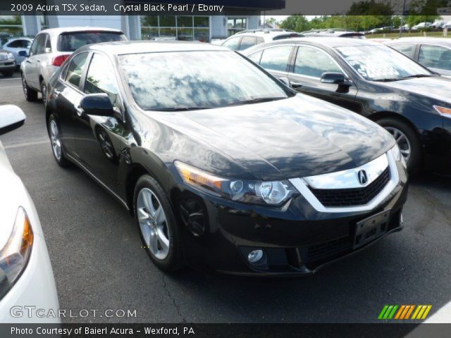 2009 Acura TSX Sedan in Crystal Black Pearl