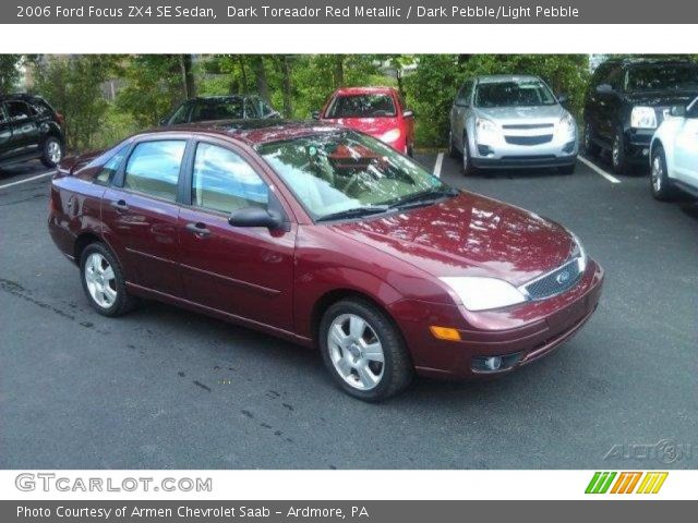 2006 Ford Focus ZX4 SE Sedan in Dark Toreador Red Metallic