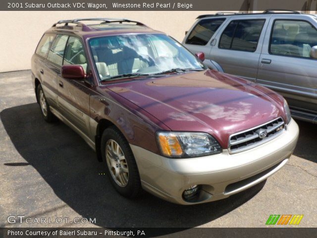 2001 Subaru Outback VDC Wagon in Winestone Red Pearl