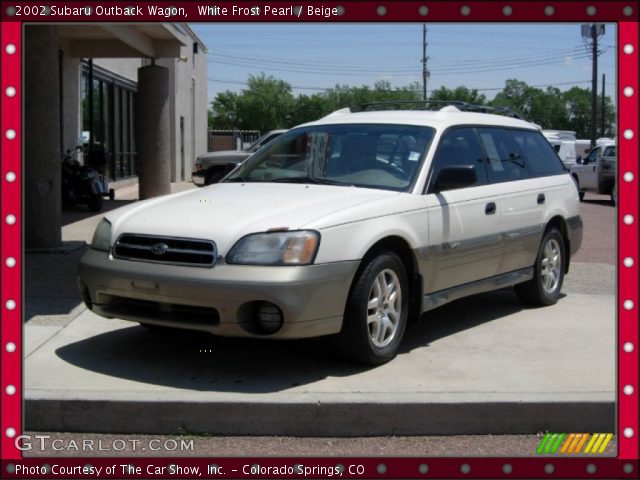 2002 Subaru Outback Wagon in White Frost Pearl