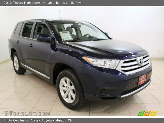 2012 Toyota Highlander  in Nautical Blue Metallic
