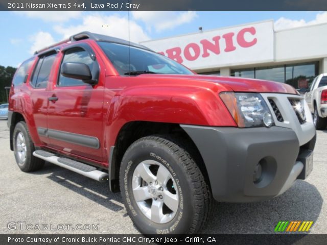 2011 Nissan Xterra S 4x4 in Lava Red