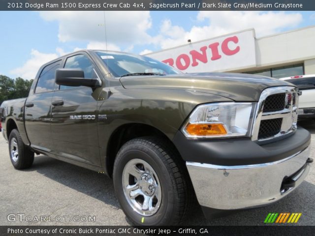 2012 Dodge Ram 1500 Express Crew Cab 4x4 in Sagebrush Pearl