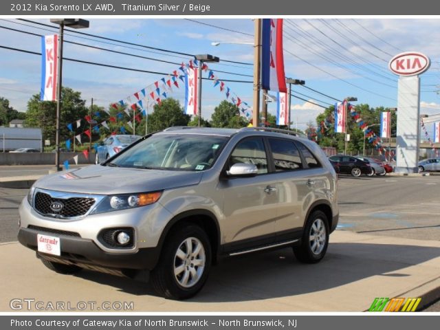 2012 Kia Sorento LX AWD in Titanium Silver