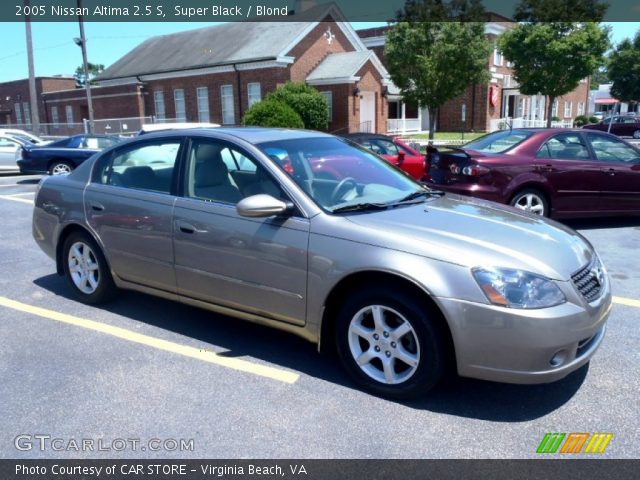 2005 Nissan Altima 2.5 S in Super Black