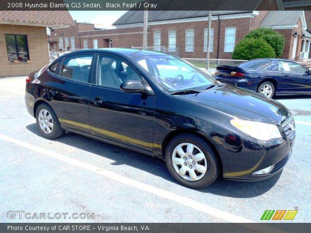 2008 Hyundai Elantra GLS Sedan in Black Pearl