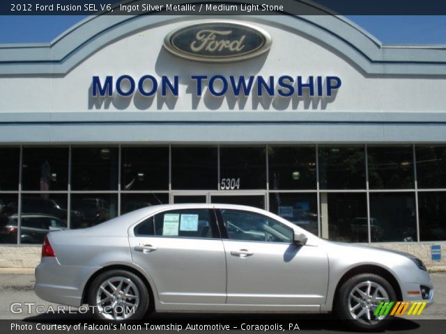 2012 Ford Fusion SEL V6 in Ingot Silver Metallic