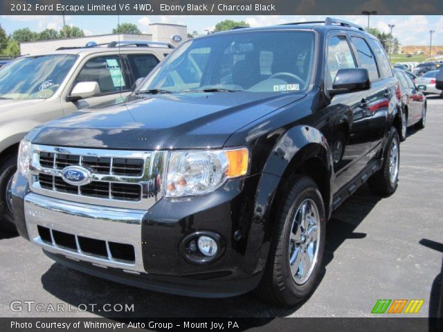 2012 Ford Escape Limited V6 4WD in Ebony Black