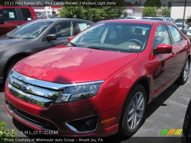 2012 Ford Fusion SEL in Red Candy Metallic