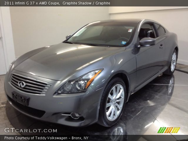 2011 Infiniti G 37 x AWD Coupe in Graphite Shadow