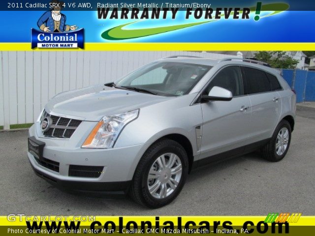 2011 Cadillac SRX 4 V6 AWD in Radiant Silver Metallic