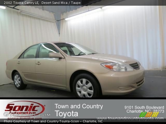 2002 Toyota Camry LE in Desert Sand Mica
