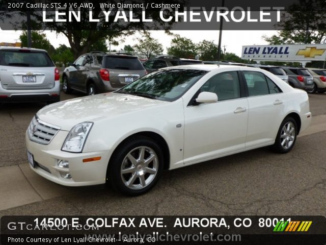 2007 Cadillac STS 4 V6 AWD in White Diamond