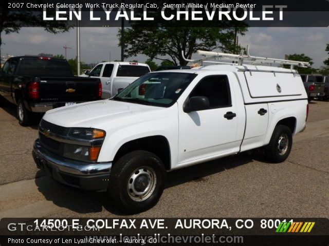 2007 Chevrolet Colorado Work Truck Regular Cab in Summit White