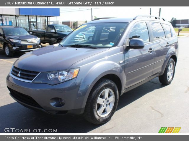 2007 Mitsubishi Outlander LS 4WD in Graphite Gray Pearl