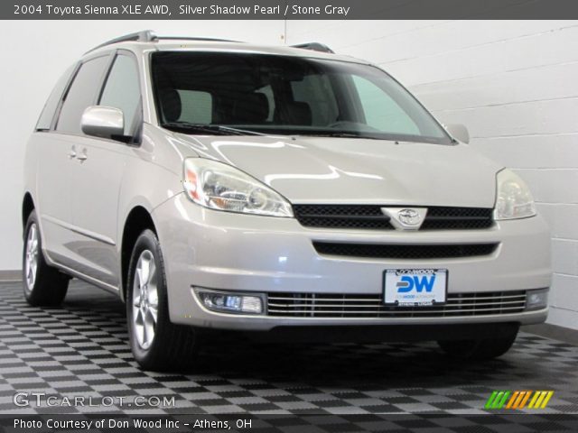 2004 Toyota Sienna XLE AWD in Silver Shadow Pearl