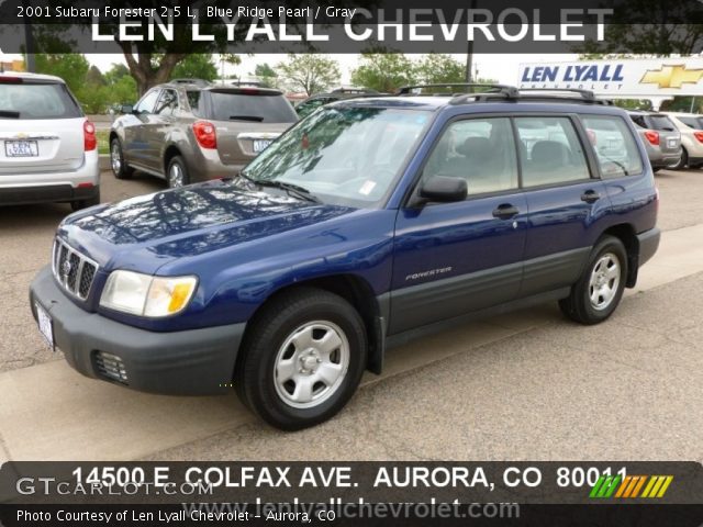 2001 Subaru Forester 2.5 L in Blue Ridge Pearl