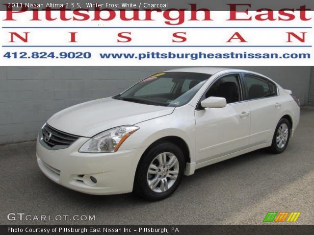 2011 Nissan Altima 2.5 S in Winter Frost White. Click to see large ...