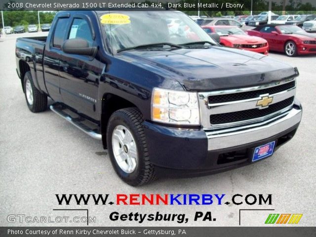 2008 Chevrolet Silverado 1500 LT Extended Cab 4x4 in Dark Blue Metallic