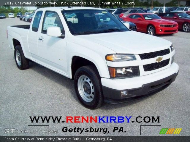 2012 Chevrolet Colorado Work Truck Extended Cab in Summit White