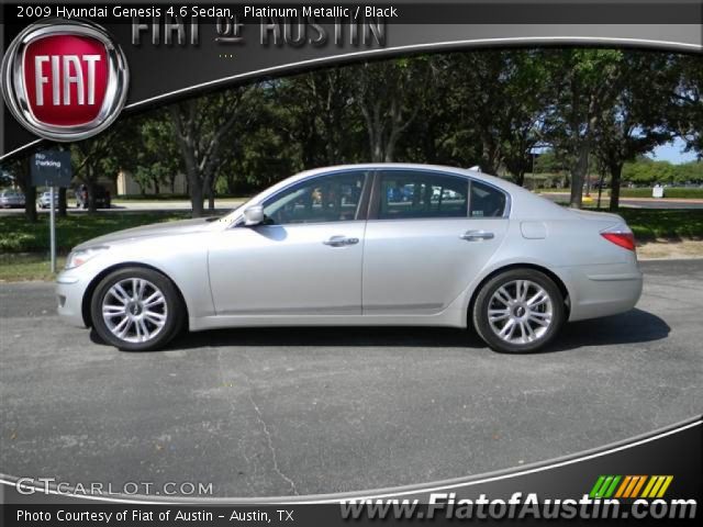 2009 Hyundai Genesis 4.6 Sedan in Platinum Metallic