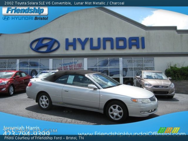 2002 Toyota Solara SLE V6 Convertible in Lunar Mist Metallic