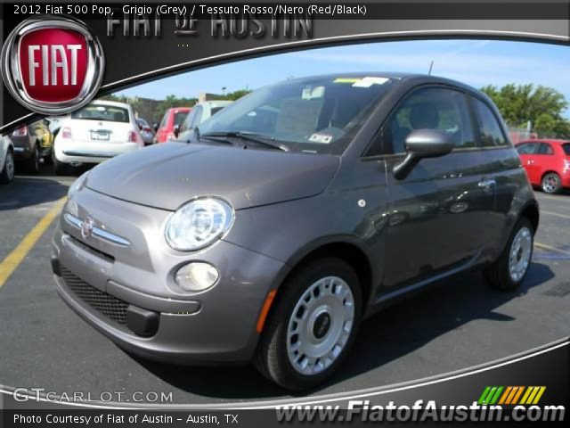2012 Fiat 500 Pop in Grigio (Grey)