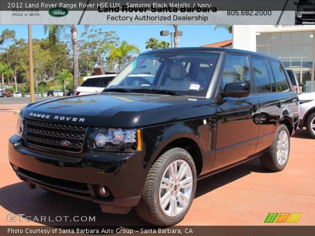 2012 Land Rover Range Rover HSE LUX in Santorini Black Metallic