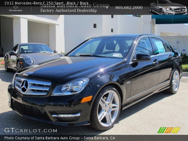 2012 Mercedes-Benz C 250 Sport in Black