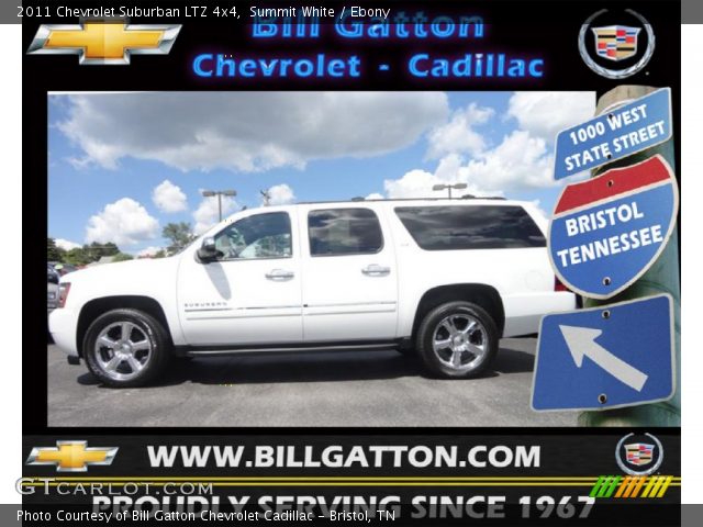 2011 Chevrolet Suburban LTZ 4x4 in Summit White