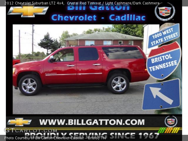 2012 Chevrolet Suburban LTZ 4x4 in Crystal Red Tintcoat