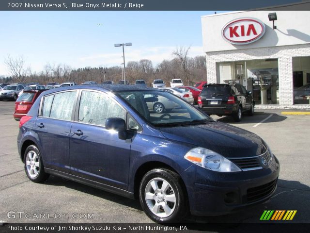 2007 Nissan Versa S in Blue Onyx Metallic