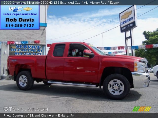 2010 Chevrolet Silverado 2500HD LTZ Extended Cab 4x4 in Victory Red