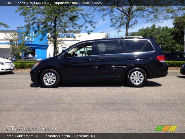 2008 Honda Odyssey EX-L in Nighthawk Black Pearl