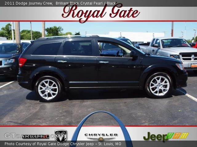 2011 Dodge Journey Crew in Brilliant Black Crystal Pearl