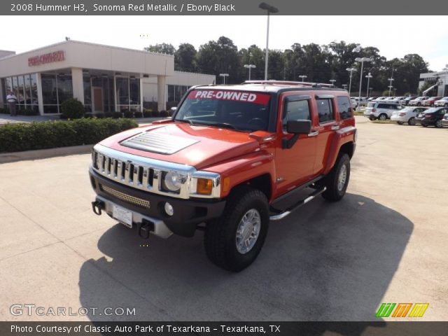 2008 Hummer H3  in Sonoma Red Metallic