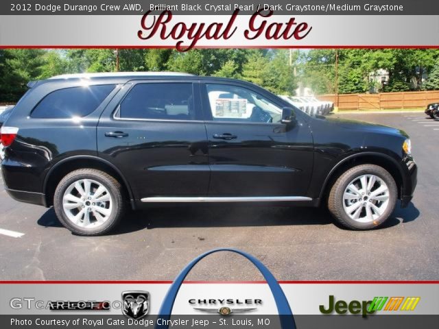 2012 Dodge Durango Crew AWD in Brilliant Black Crystal Pearl