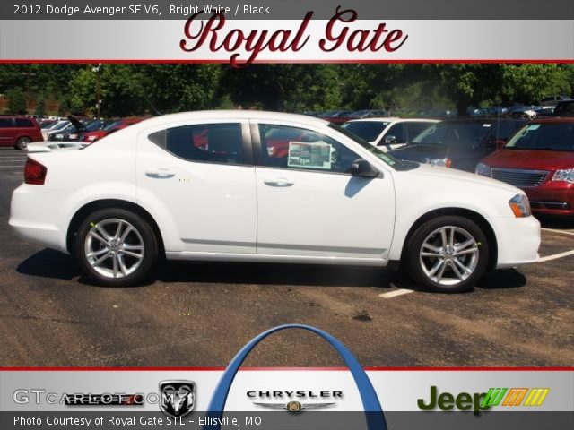 2012 Dodge Avenger SE V6 in Bright White