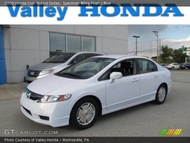 2009 Honda Civic Hybrid Sedan in Spectrum White Pearl