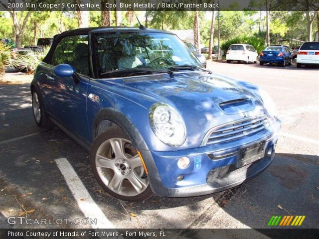 2006 Mini Cooper S Convertible in Cool Blue Metallic