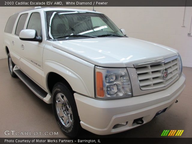 2003 Cadillac Escalade ESV AWD in White Diamond