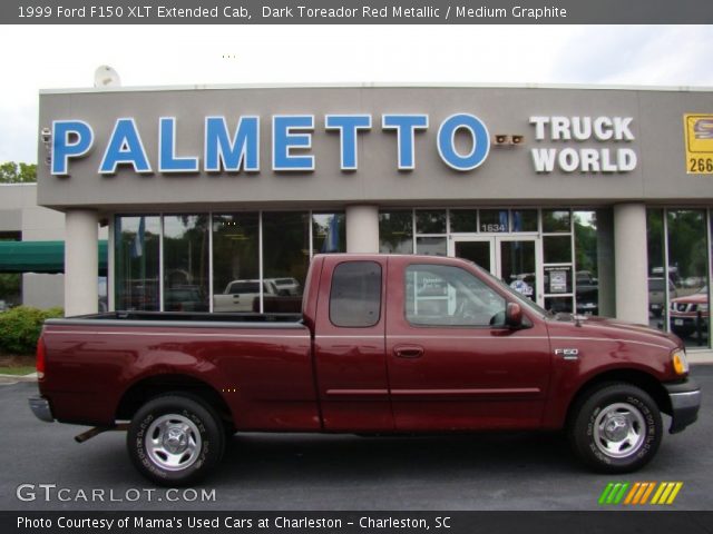 1999 Ford F150 XLT Extended Cab in Dark Toreador Red Metallic
