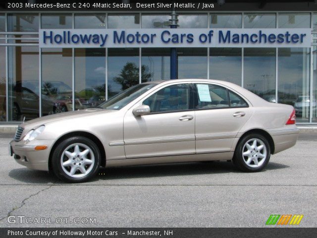 2003 Mercedes-Benz C 240 4Matic Sedan in Desert Silver Metallic
