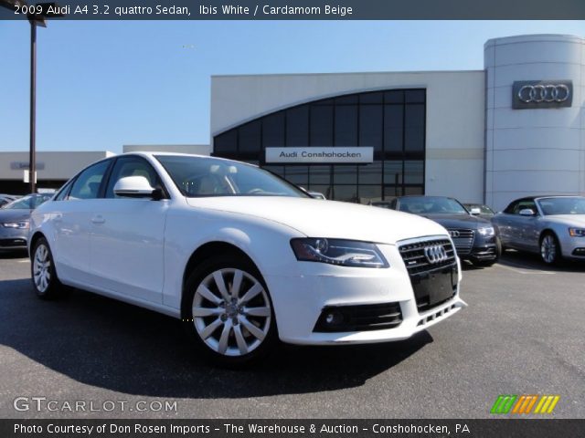 2009 Audi A4 3.2 quattro Sedan in Ibis White