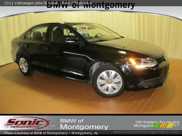 2011 Volkswagen Jetta SE Sedan in Black