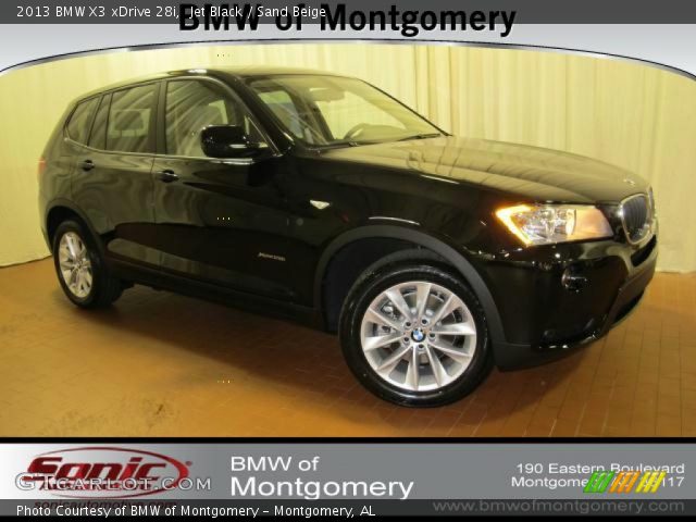 2013 BMW X3 xDrive 28i in Jet Black