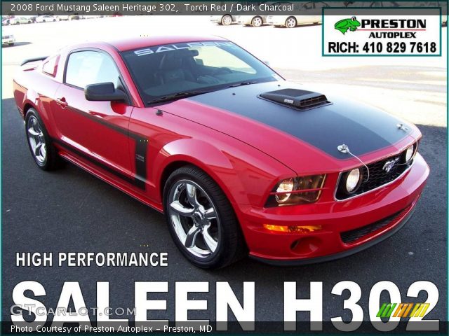 2008 Ford Mustang Saleen Heritage 302 in Torch Red