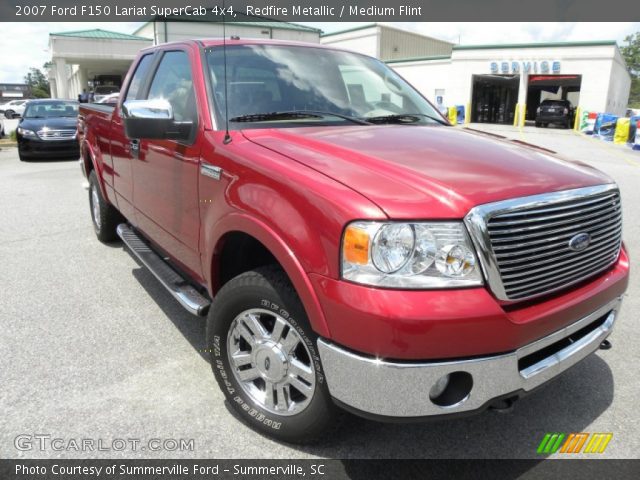 2007 Ford F150 Lariat SuperCab 4x4 in Redfire Metallic