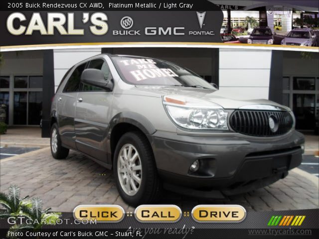 2005 Buick Rendezvous CX AWD in Platinum Metallic