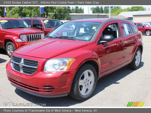 2009 Dodge Caliber SXT in Inferno Red Crystal Pearl